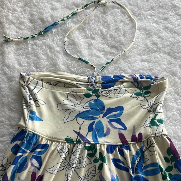 New! Isabel Maternity Halter Babydoll Top - Picture 5 of 5